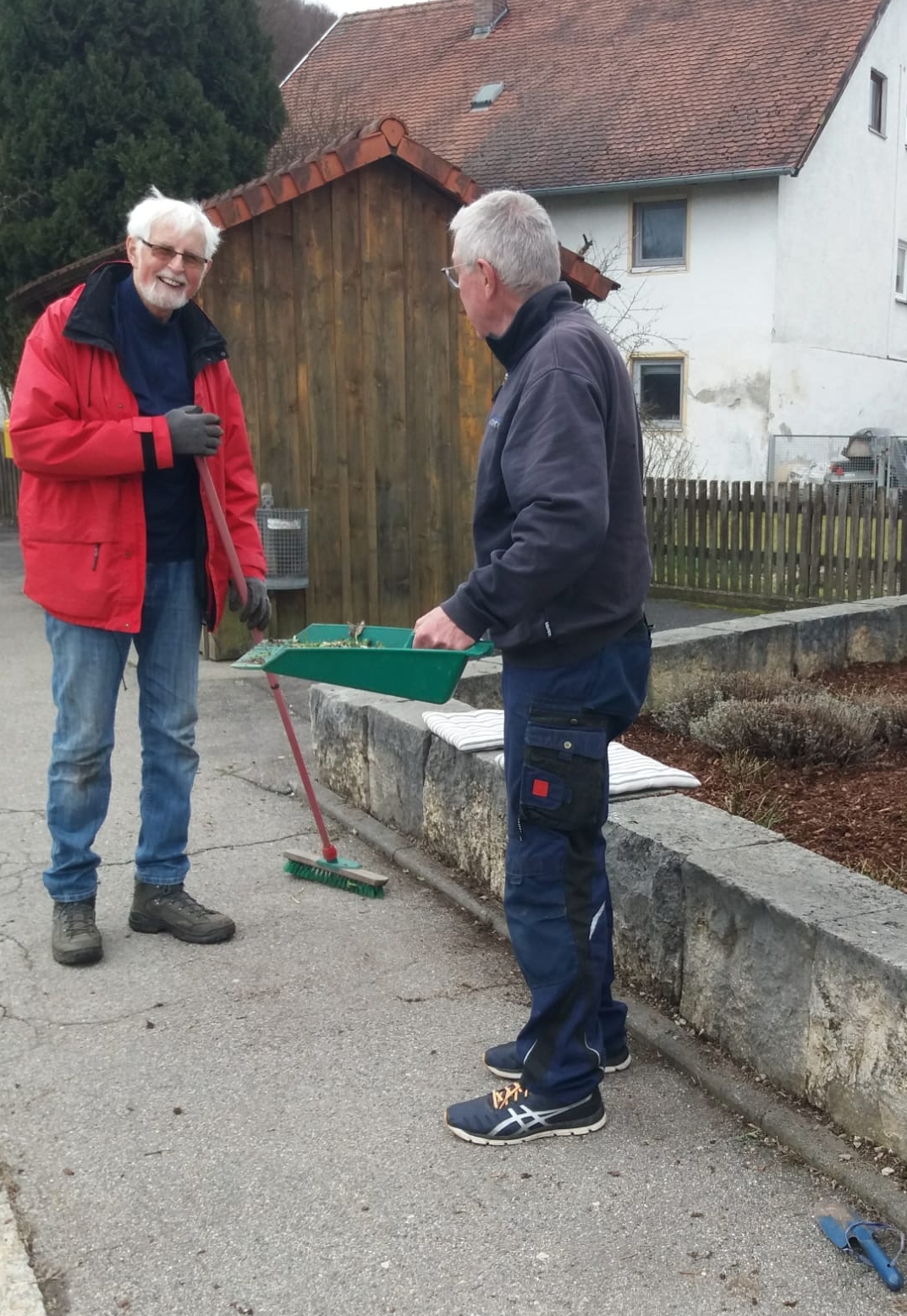 Bild beim Saubermachen