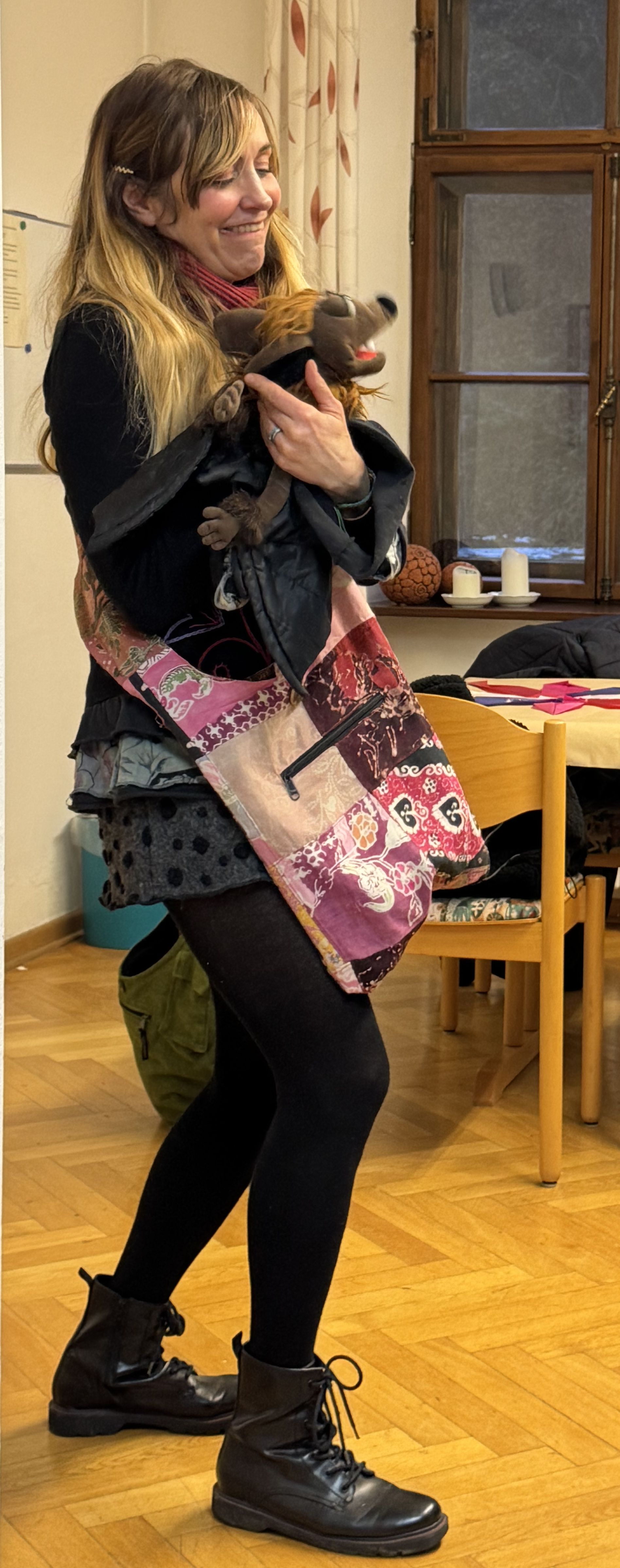 Die Naturkids bei der Arbeit.