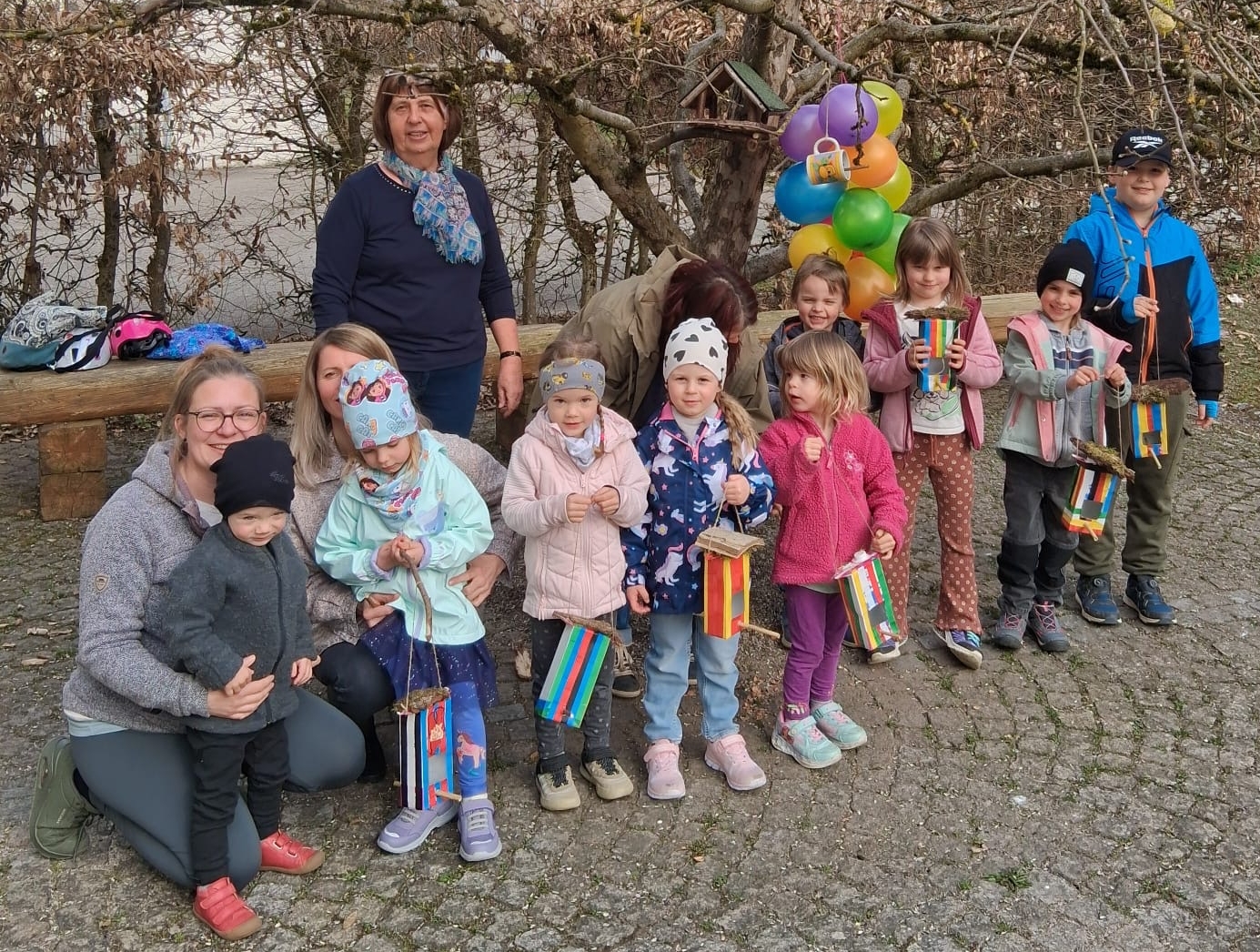 Großes Interesse bei den Naturkids.
